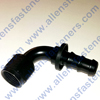 FRAGOLA AN FITTINGS 90* HOSE END PUSH TO LOCK,THEY ARE BLACK IN COLOR.